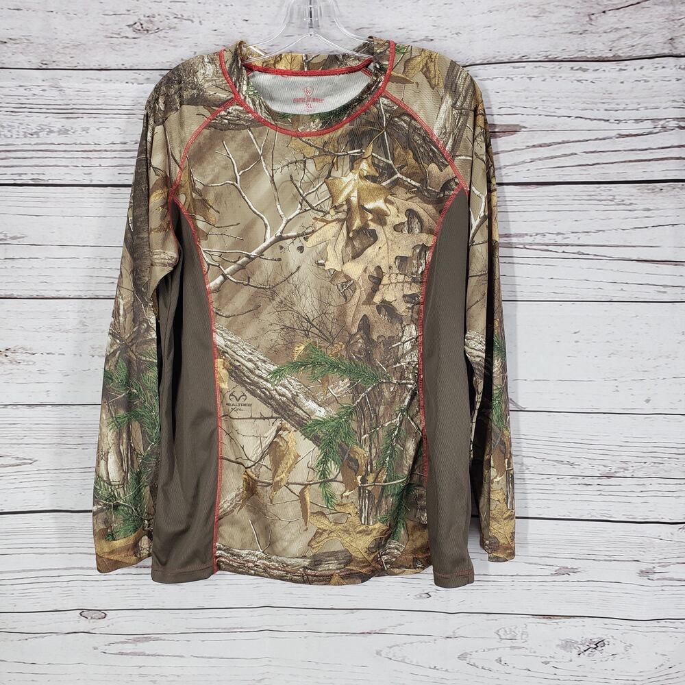 Game Winner Ladies Real Tree Camo Shirt Size XL